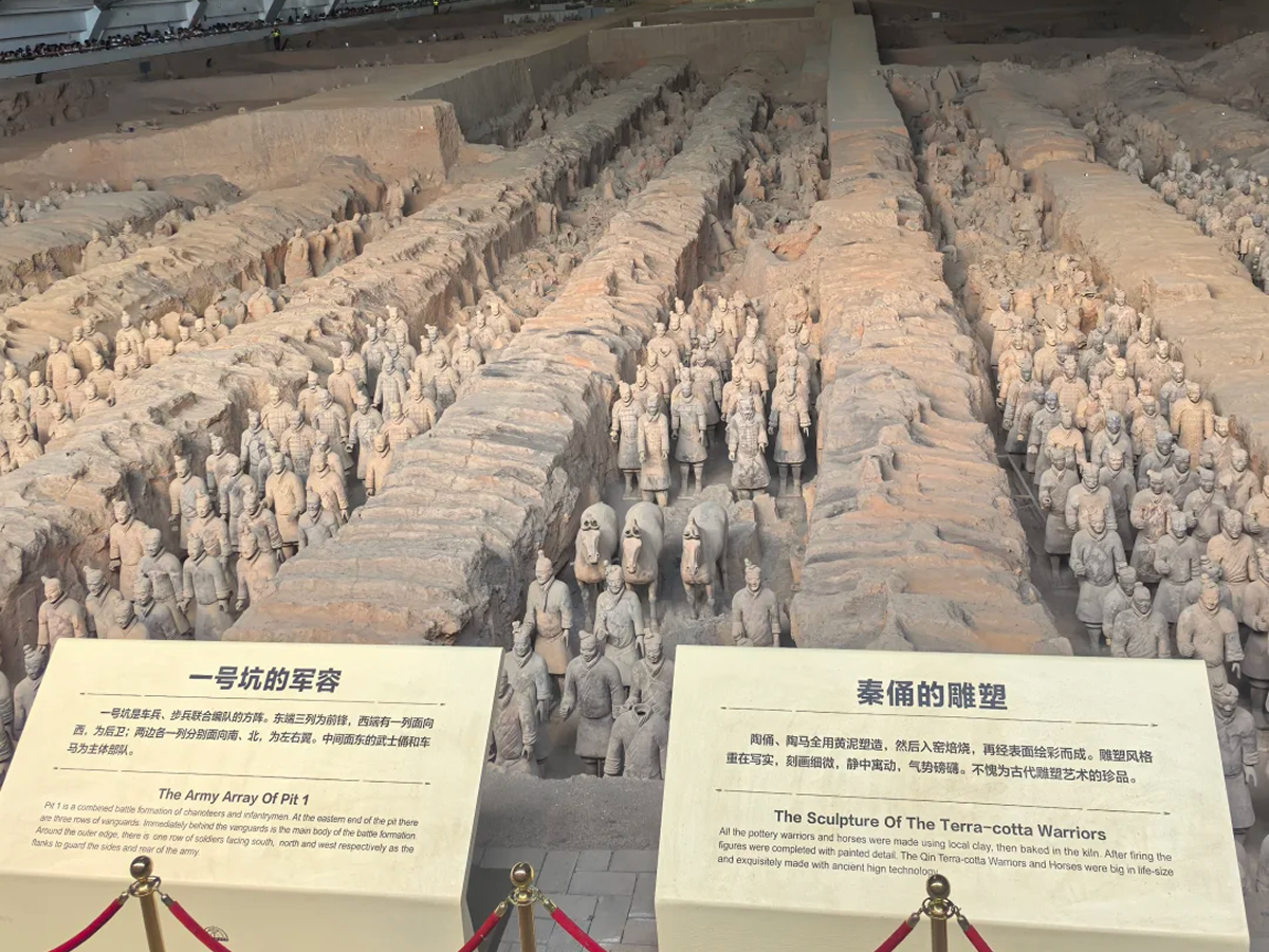 Terracotta Warriors Pit 1 in Xi'an