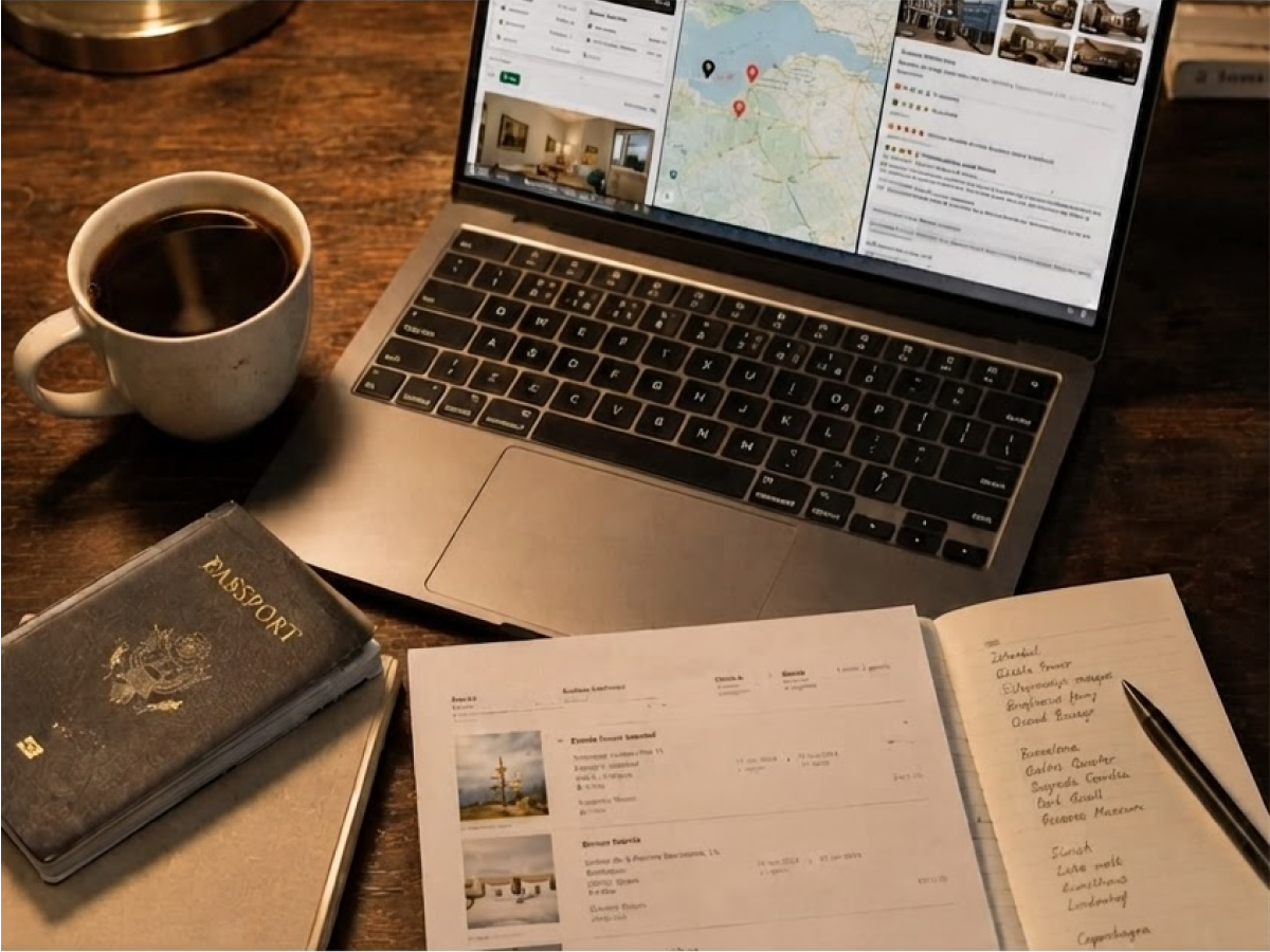 Tourist visa documents for a trip to China