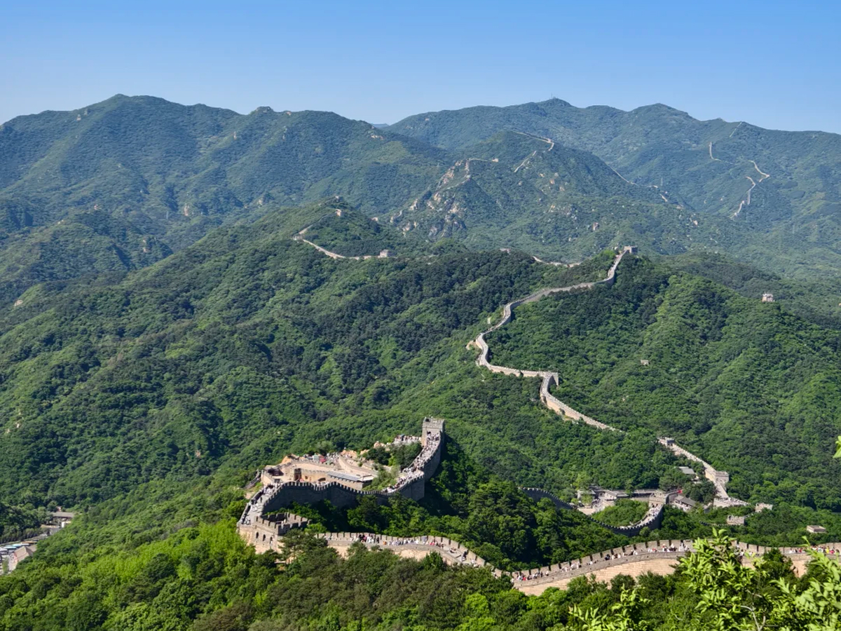 Crowds on the Badaling Great Wall