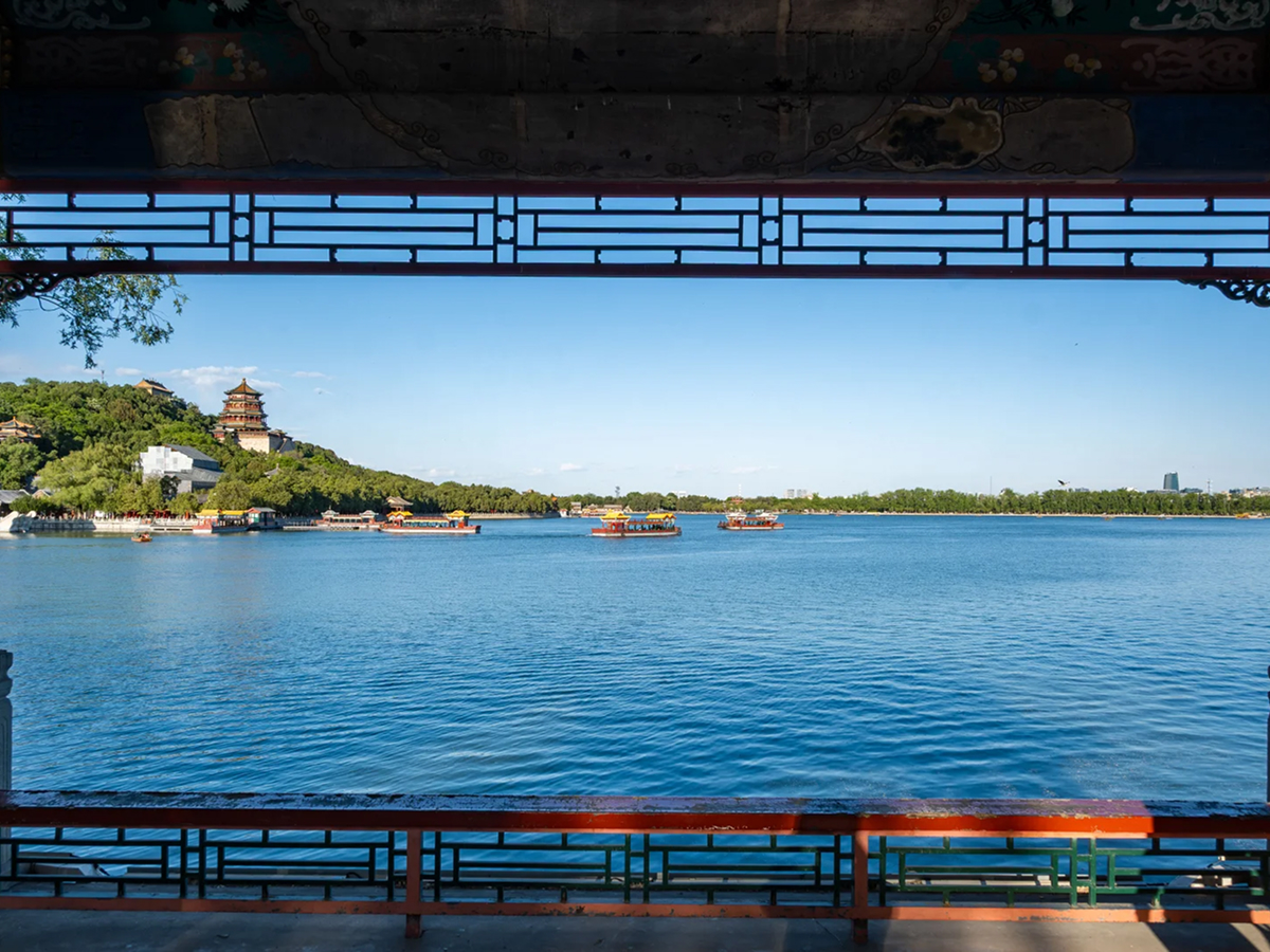The Summer Palace in April in China