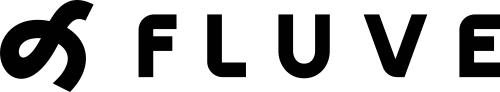 Fluve logo with stylized letter F symbol in black.