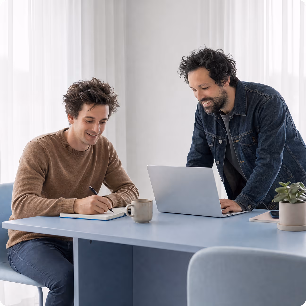 Illustration Deux expertises complémentaires