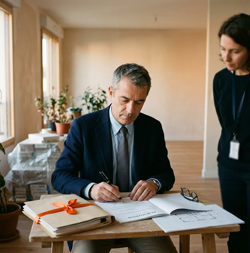 Signature PV de réception entre maître d'ouvrage et architecte | Assurance dommages ouvrage
