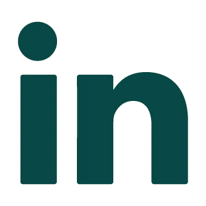 Teal LinkedIn Icon