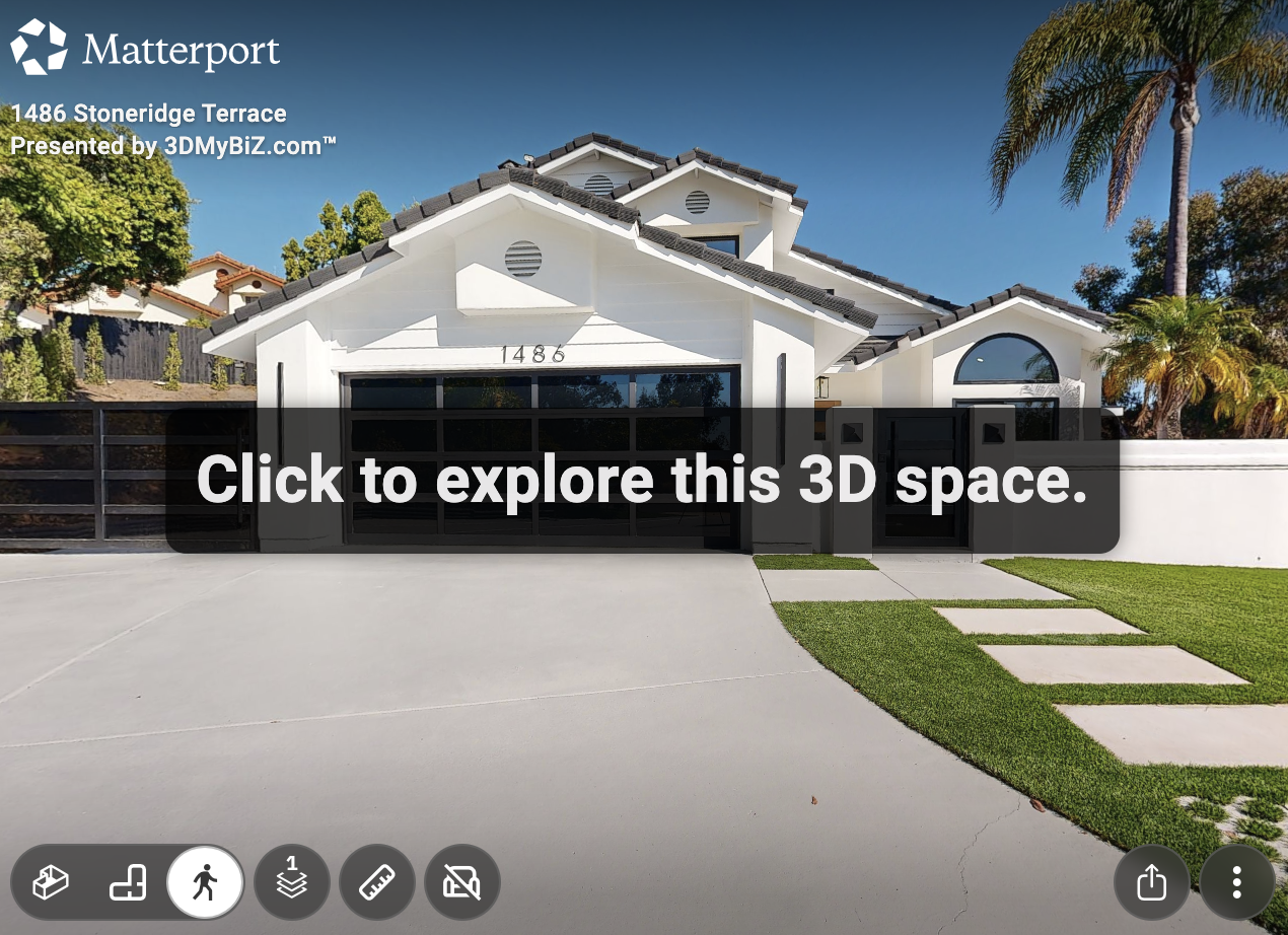Architectural interior captured for a 3D tour by 3D My Biz