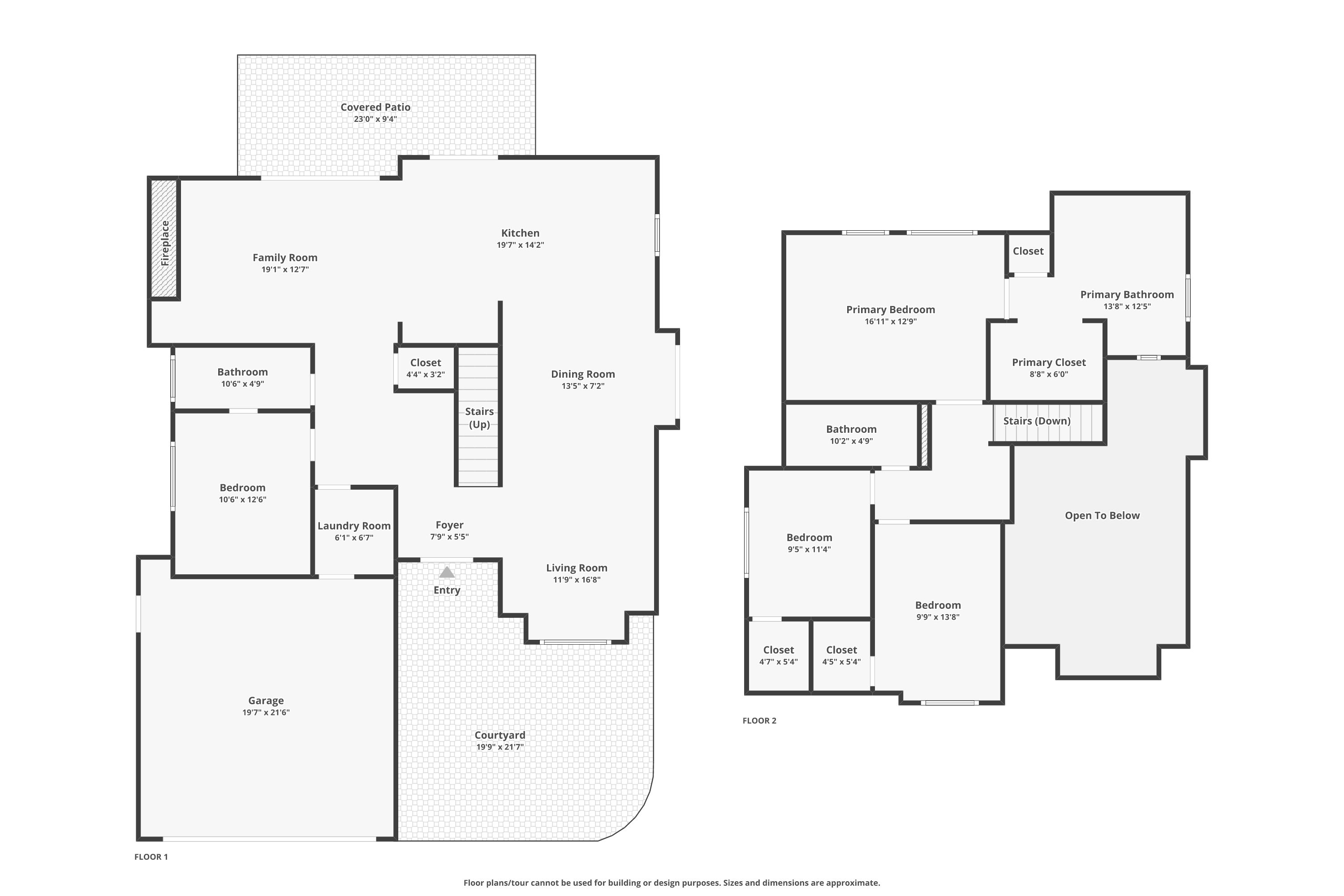 Open kitchen captured for a floor plan by 3D My Biz