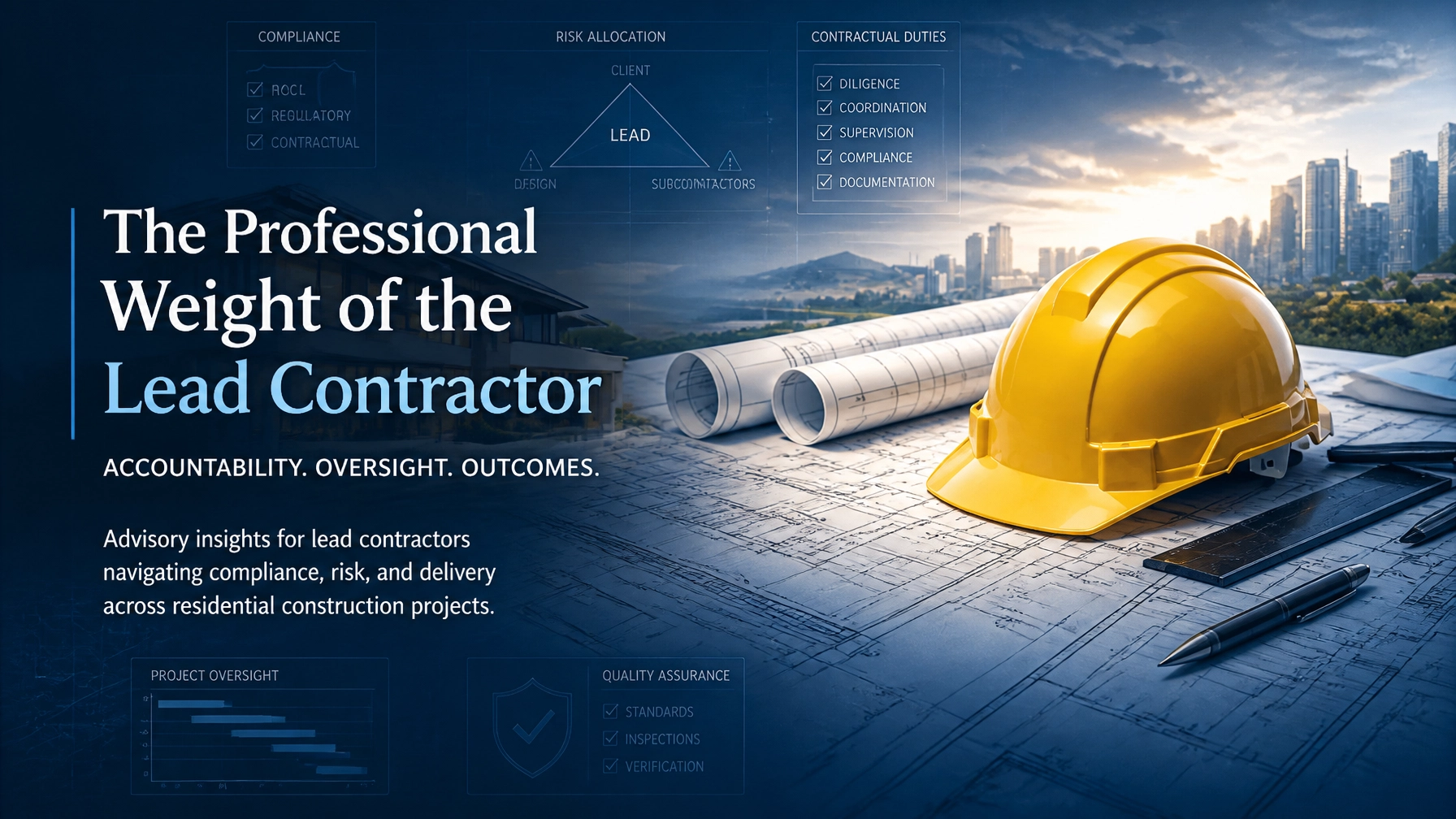 Non-Delegable Duties: The Lead Contractor's Legal and Professional Weight