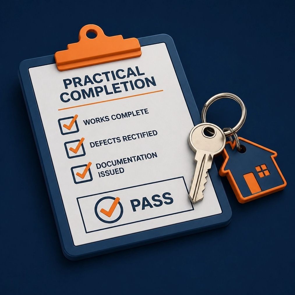 Practical Completion checklist for residential construction handover