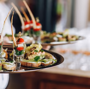 Corporate catering canapés and appetizers Hong Kong