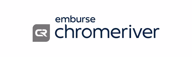 Emburse Chrome River company logo with stylized CR icon in a gray square.
