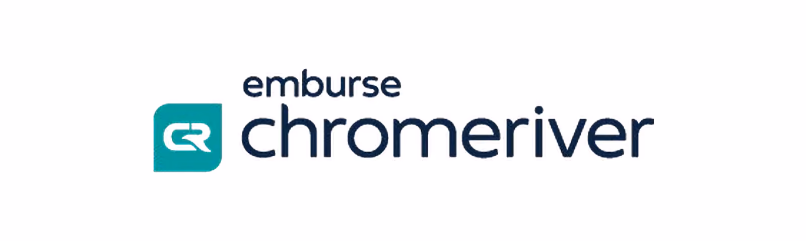Emburse Chrome River logo with stylized CR letters in teal square and text to the right.