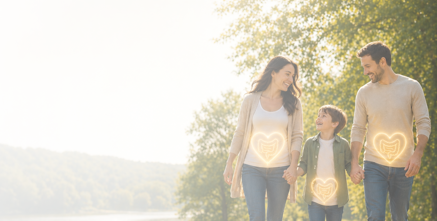 Family enjoying time together, representing everyday health and wellbeing