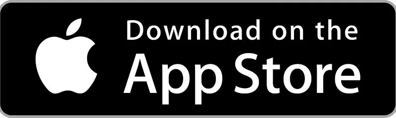 Download on the App Store button with Apple logo in black and white.