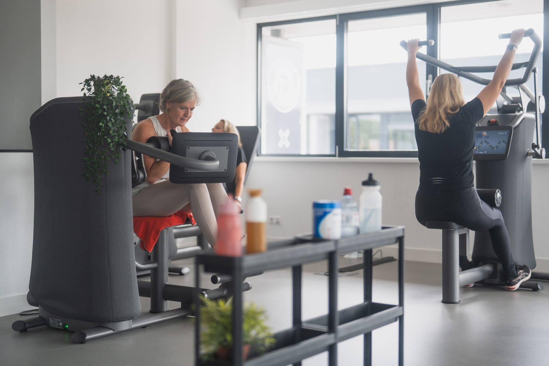 De trainingsvloer van Moventes Fit Experience