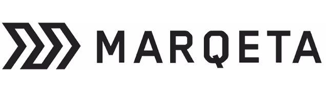 Marqeta company logo with stylized arrow design and company name in bold uppercase letters.