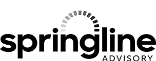 Springline brand logo with text and a stylized arc over letters.