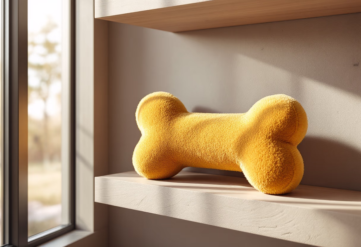 image of popular dog toy products (for a pet store)