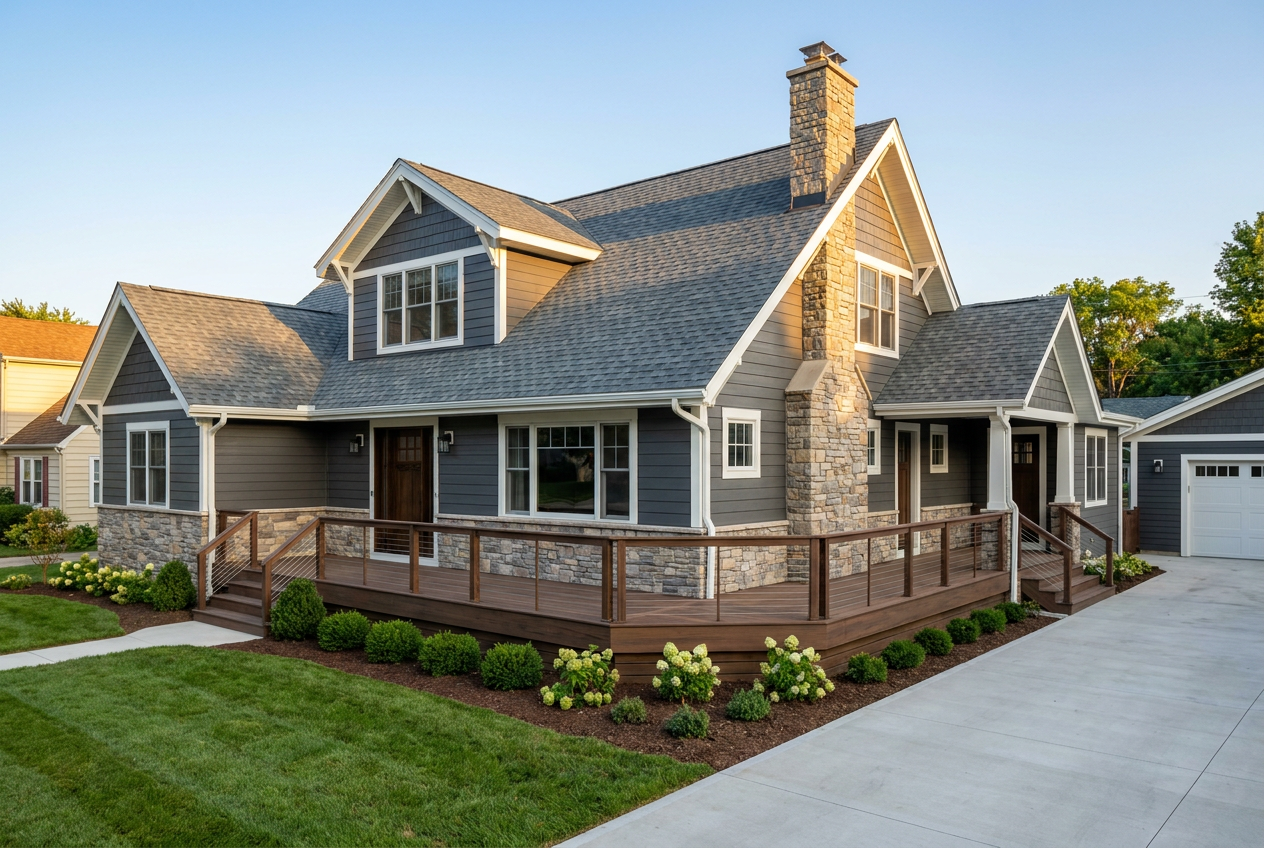 Craftsman style home built by a general contractor