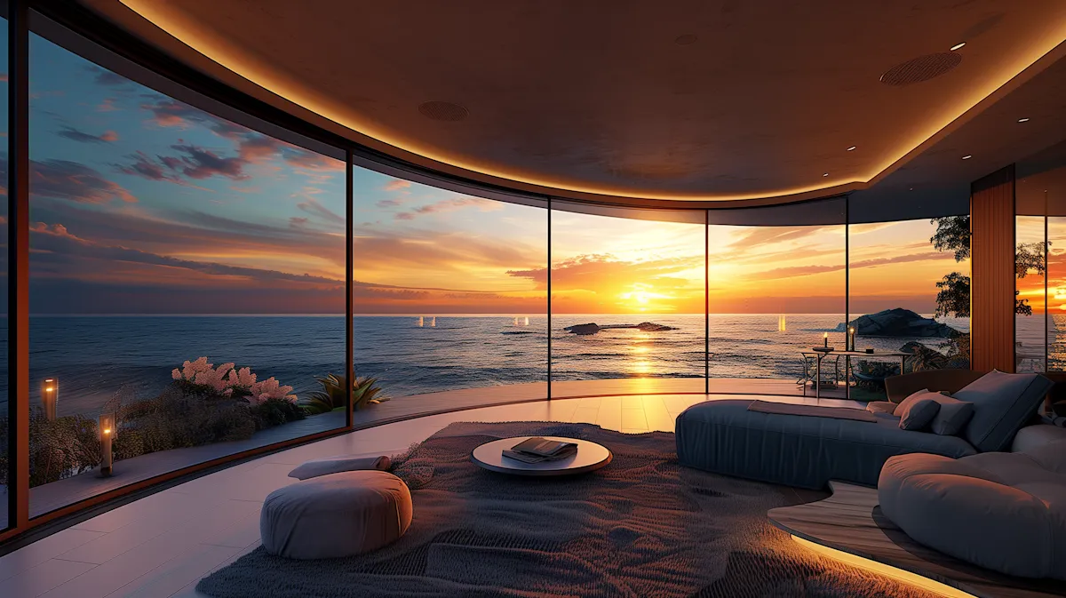 Luxury villa interior