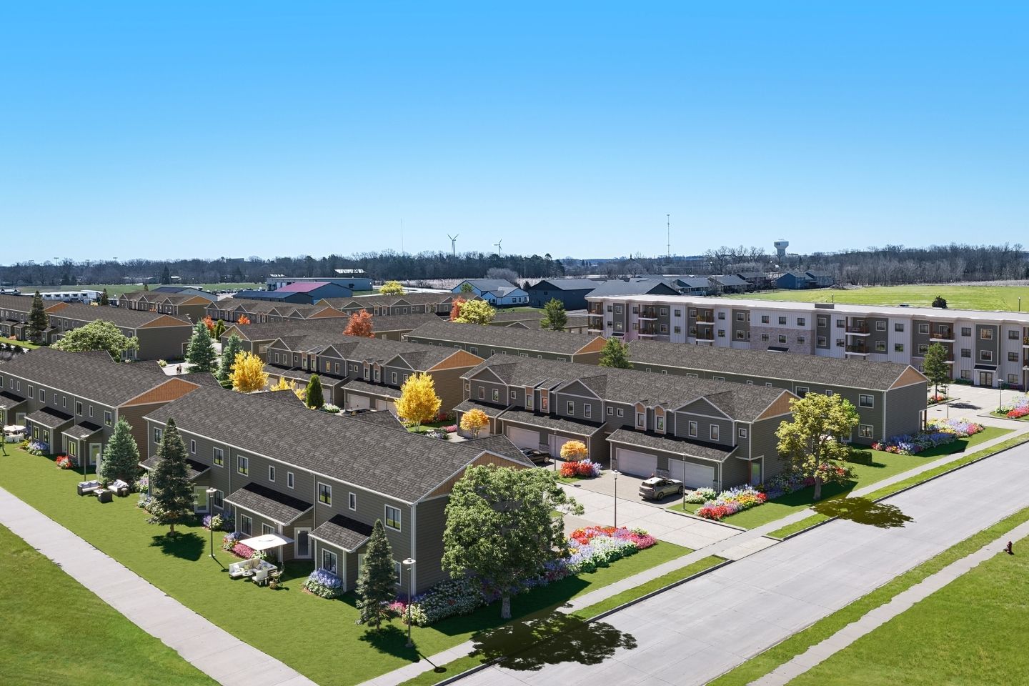 Apartment interior at The Shores at Spirit Lake