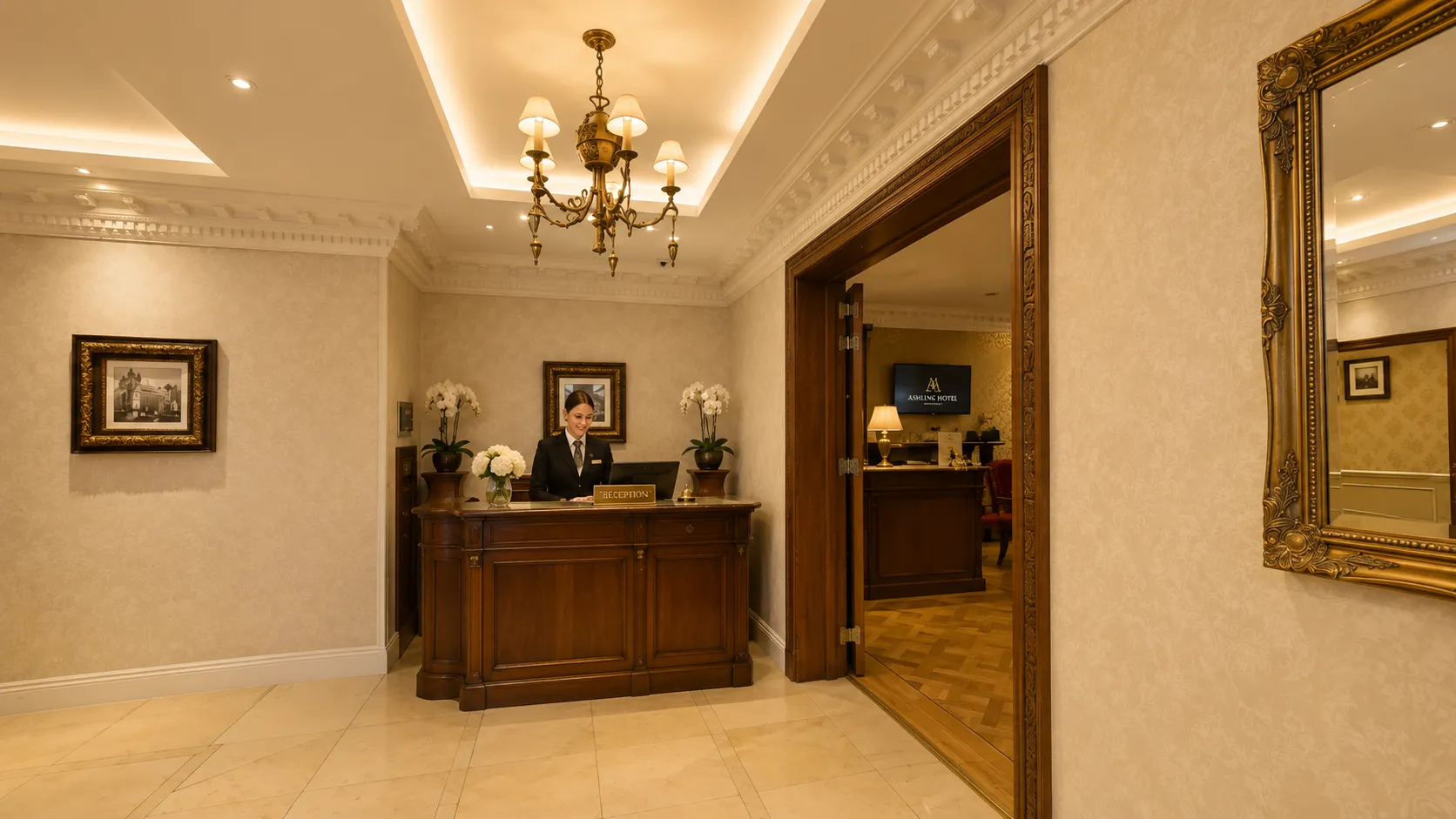Reception at Ashburn Hotel in Kensington