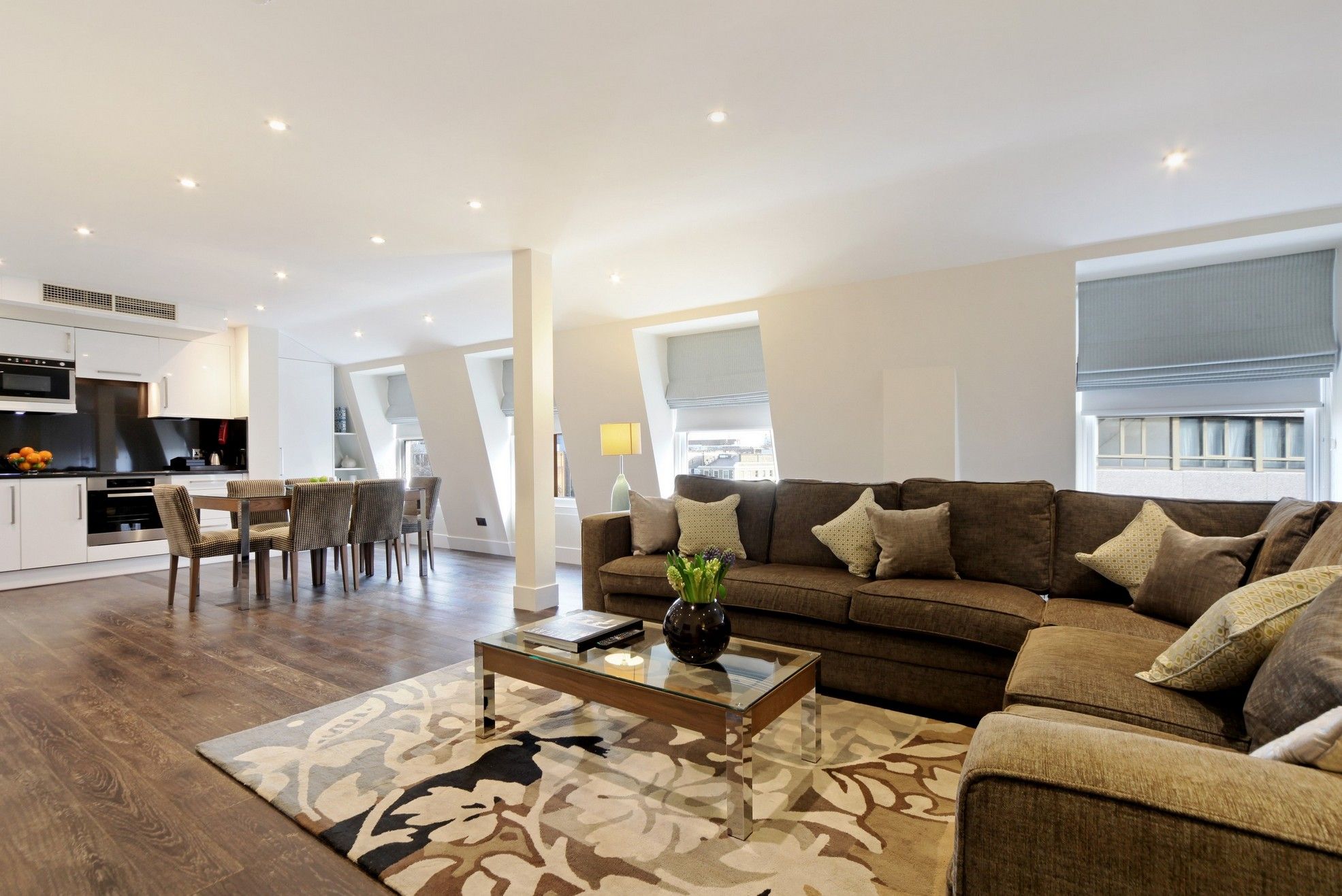 Interior of the Three Bedroom Apartment at Ashburn Court