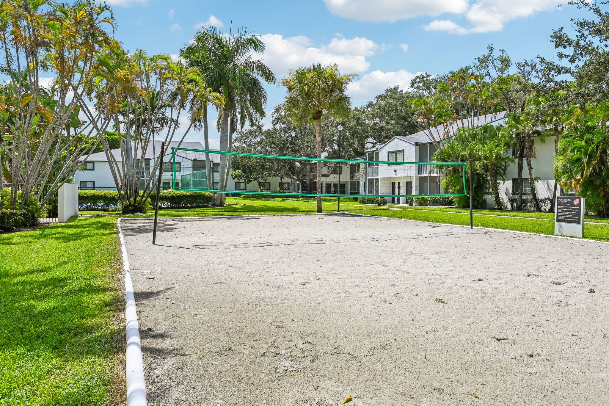 sand volleyball court Azalea Village 