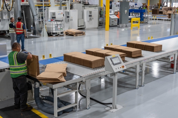 All Boxed Up corrugated production