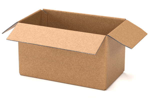 RSC stock corrugated brown box