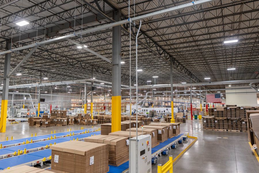 All Boxed Up corrugated manufacturing facility