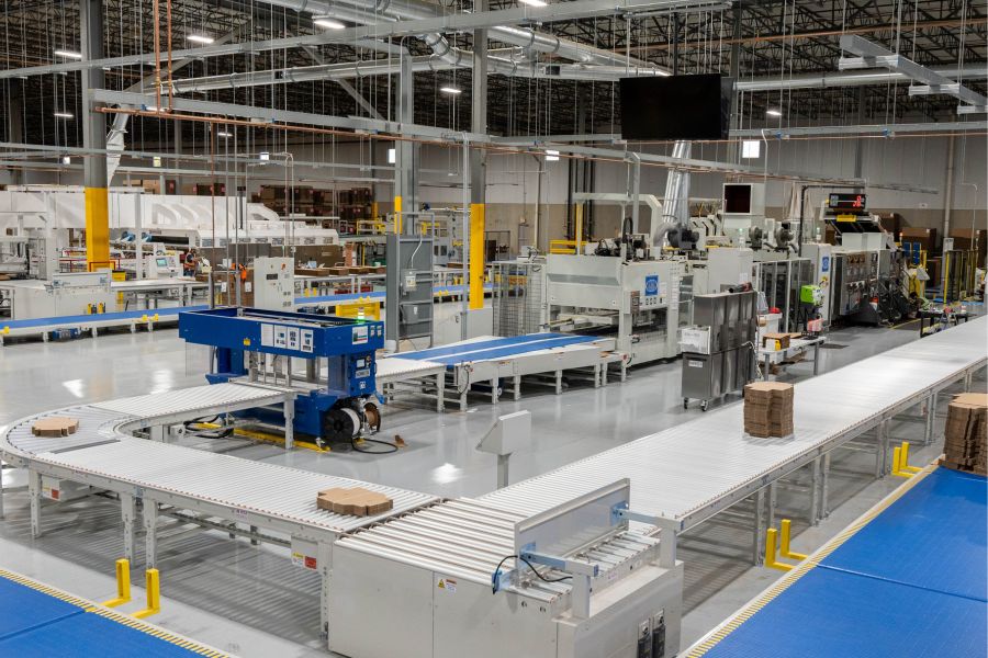 All Boxed Up corrugated manufacturing facility
