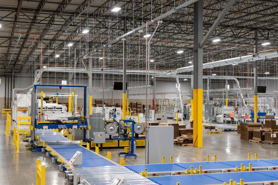 All Boxed Up corrugated manufacturing facility
