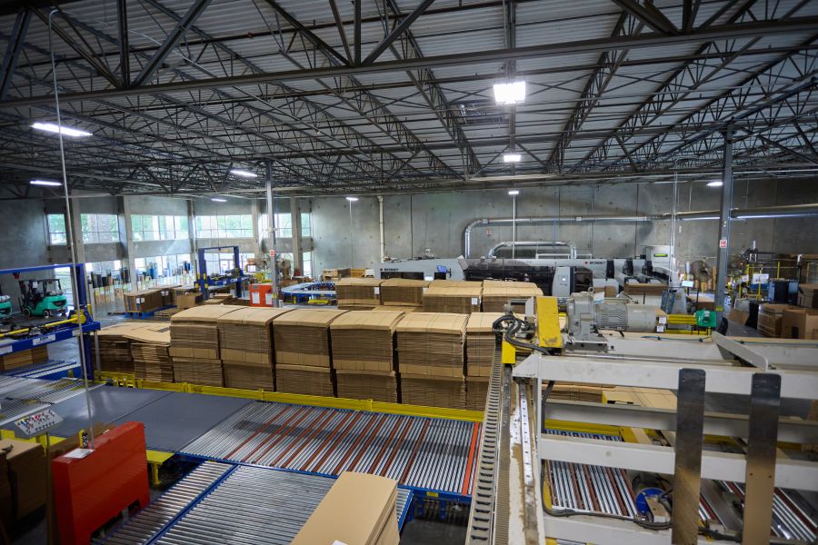All Boxed Up corrugated manufacturing facility