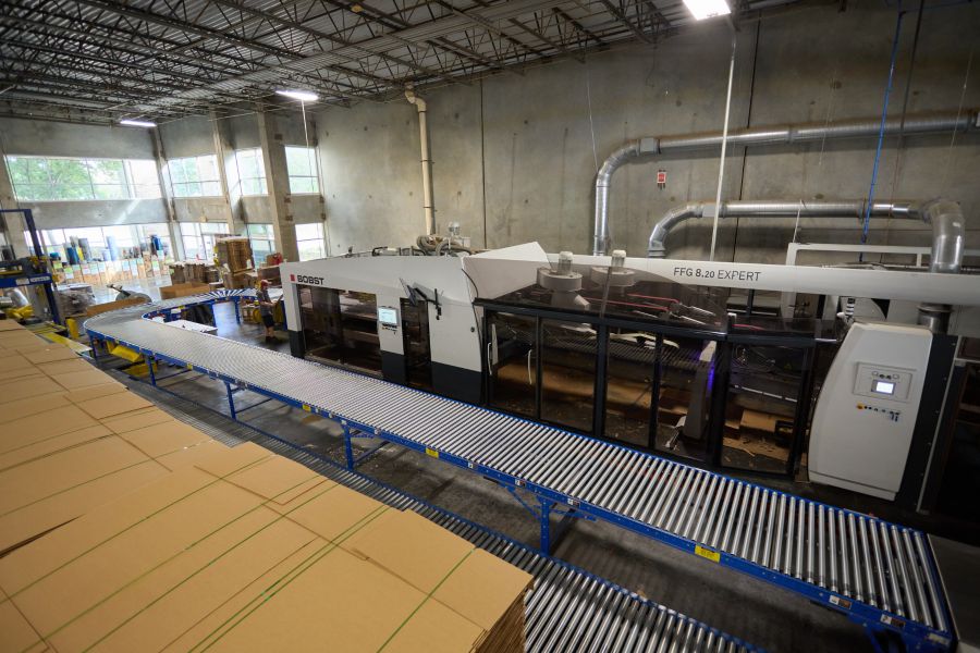 All Boxed Up corrugated manufacturing facility