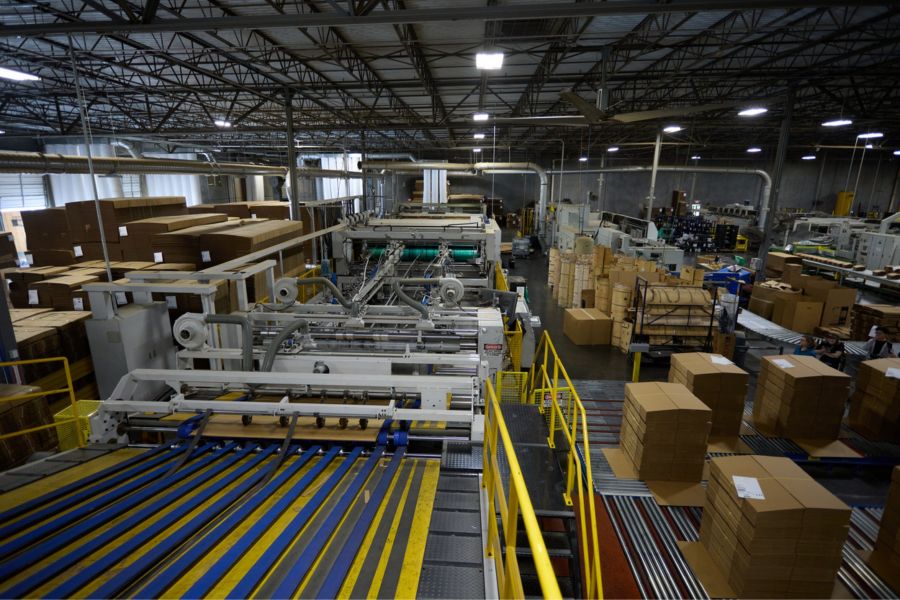 All Boxed Up corrugated manufacturing facility