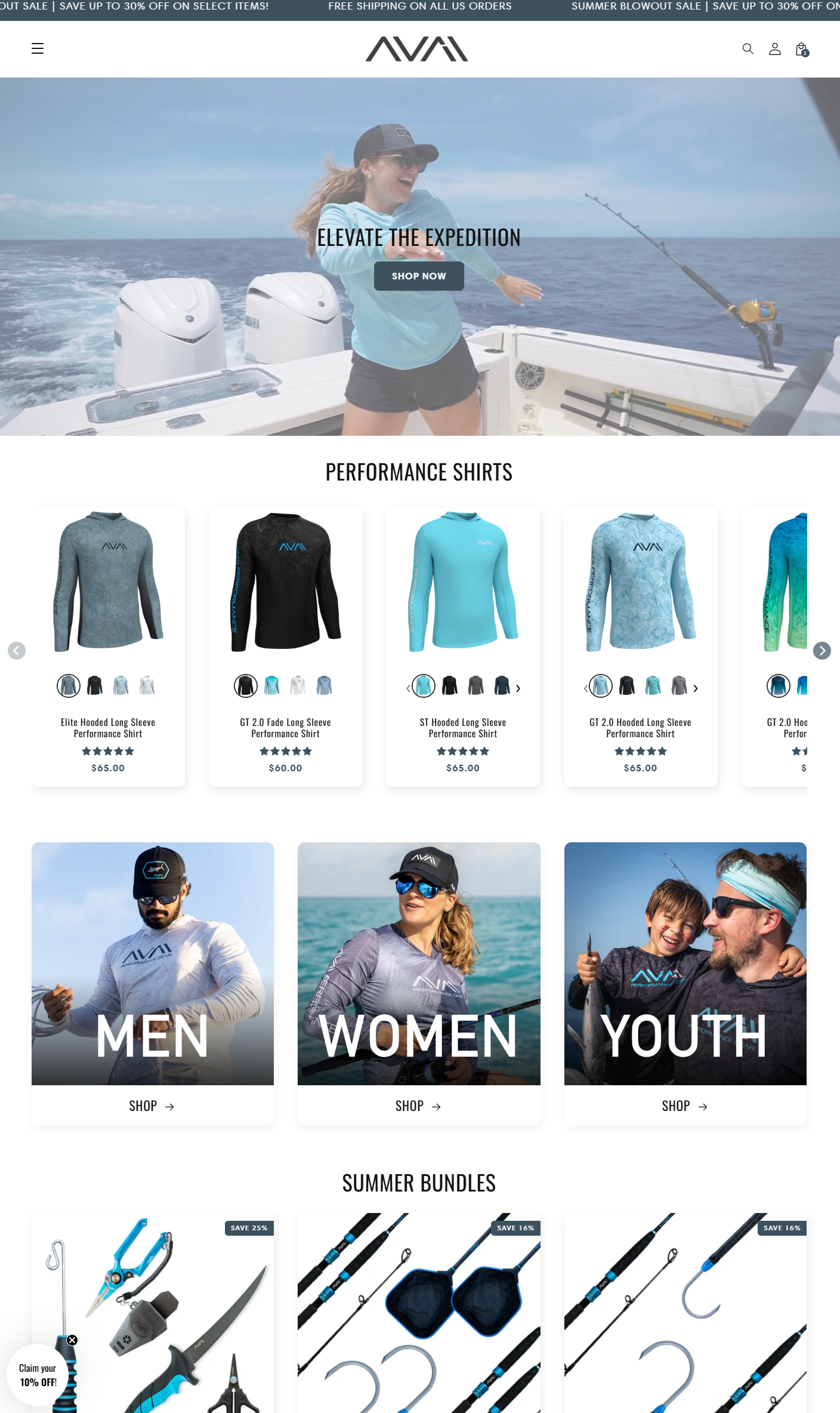 Avail Gear website