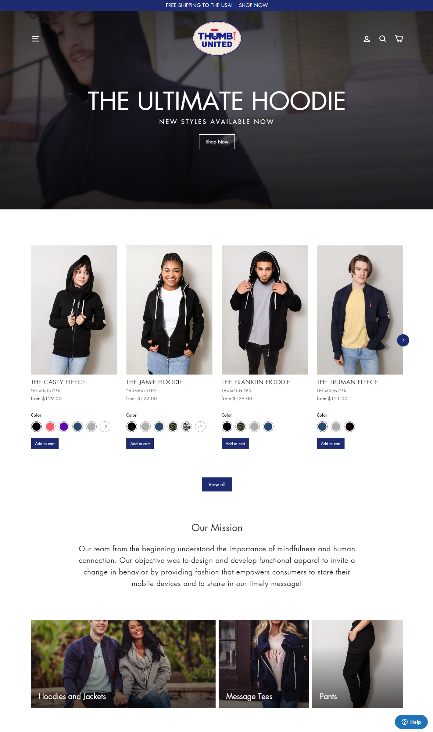 Thumb United website