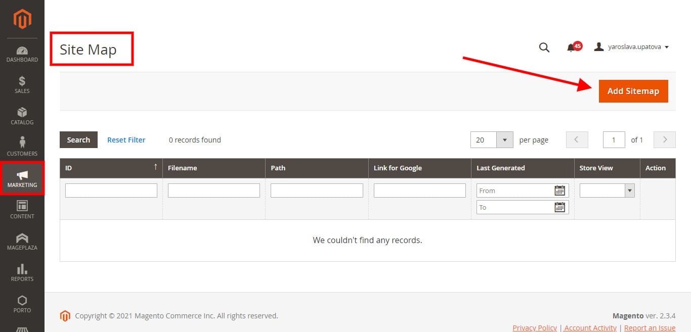 add sitemap