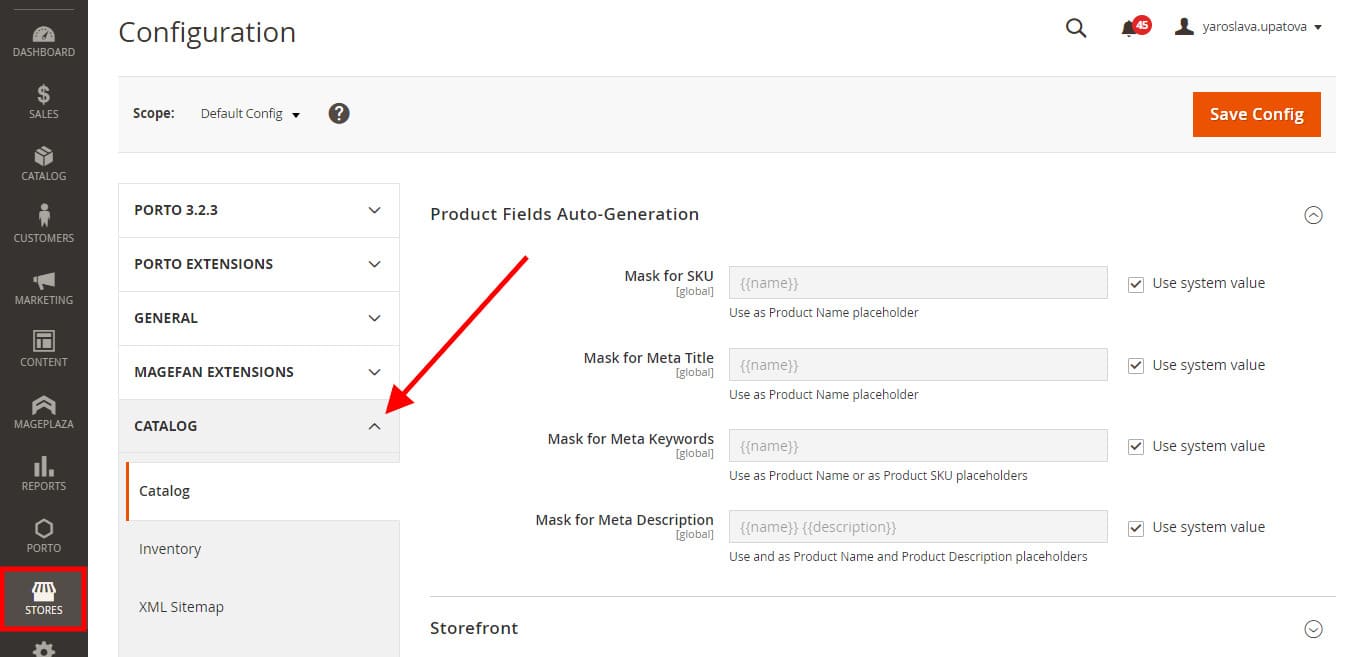 product meta tags