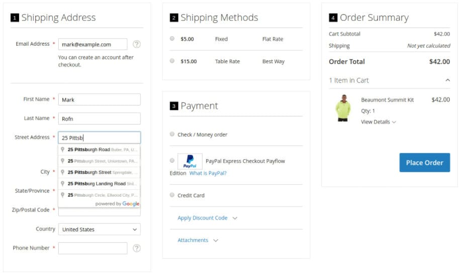 Fire Checkout