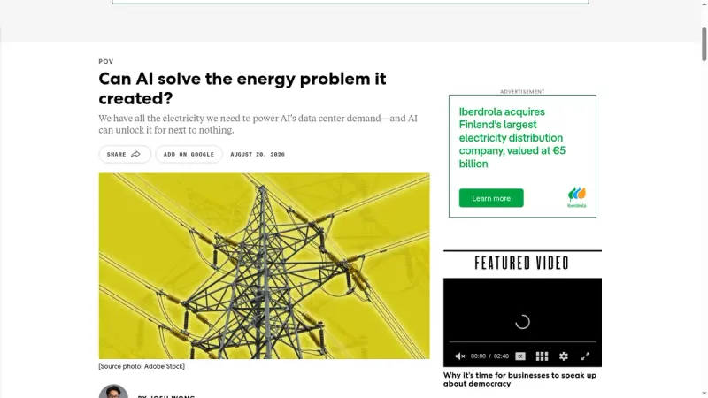 Can AI solve the energy problem it created?