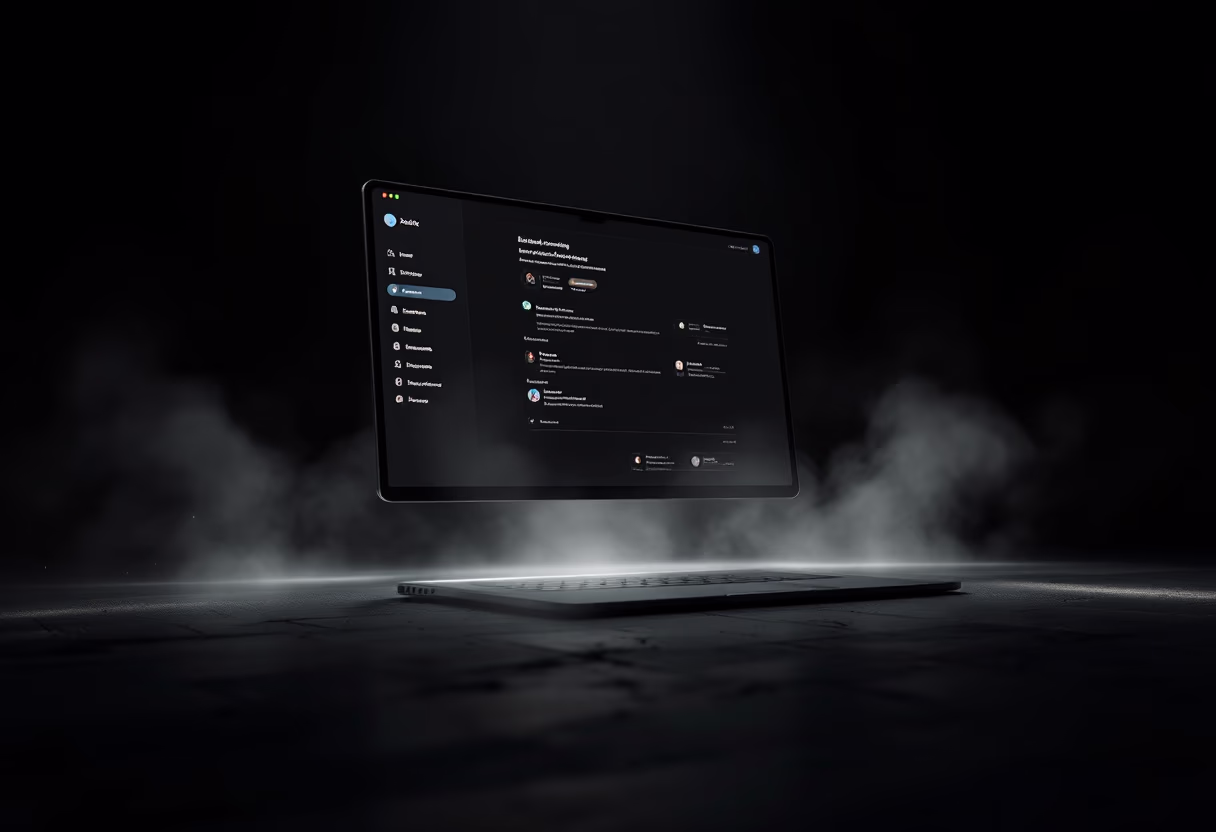 [interface] image of a dashboard interface (for a productivity tools business)