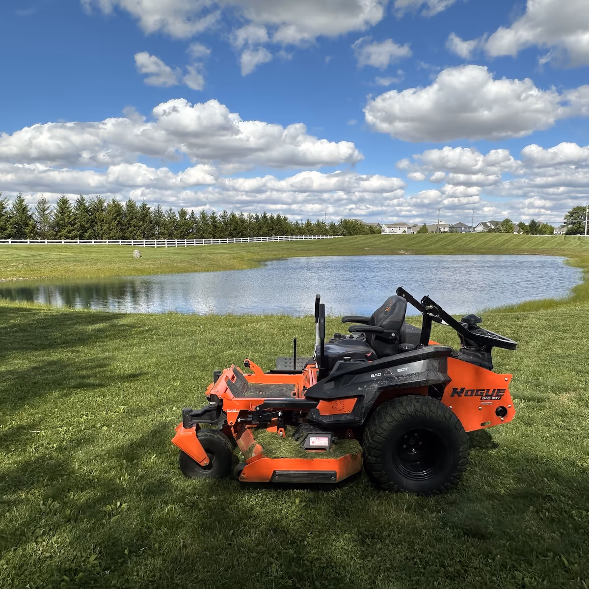 Iron Wolf Land Management crew delivering reliable lawn mowing service