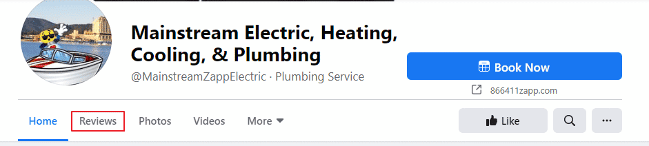 Go to your Facebook Business page Reviews section