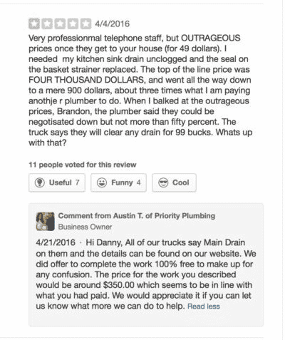 Acknowledge the Customer’s Complaint