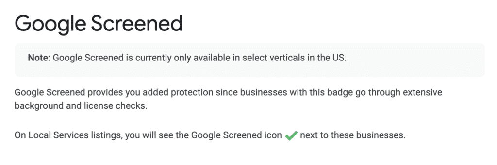 google-screened