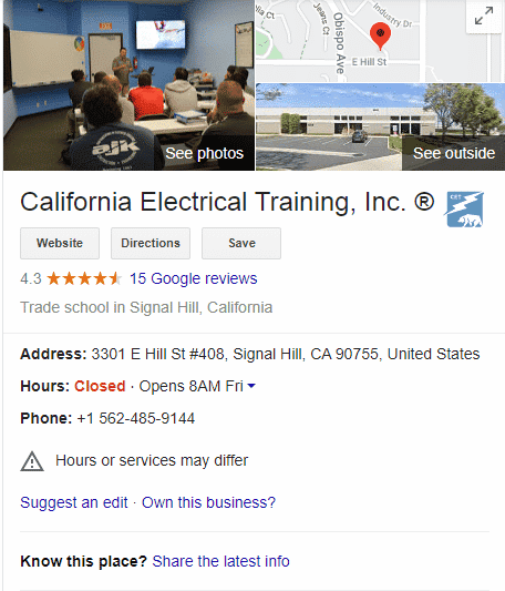 Google verified business