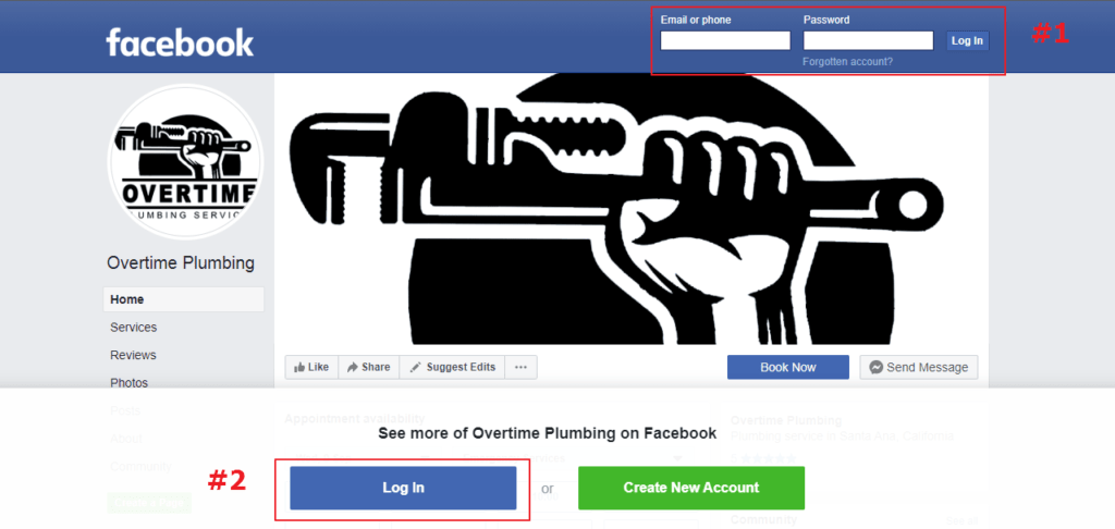 Facebook Review Link