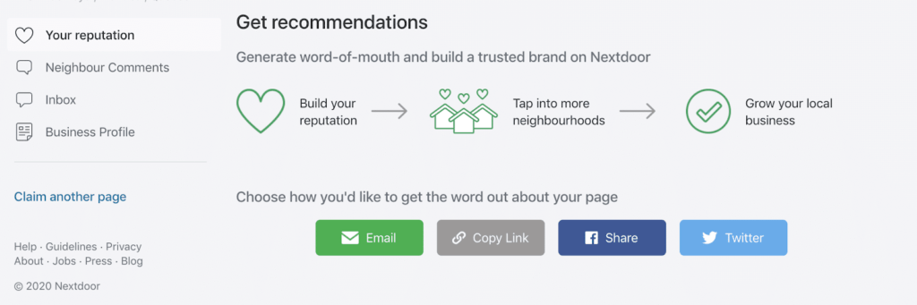 Nextdoor Recommendations