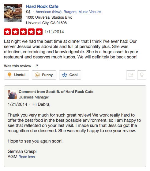 Respond To Positive Reviews